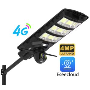 All-in-One Solar Street Light with 4G CCTV Camera (4MP Ultra HD)