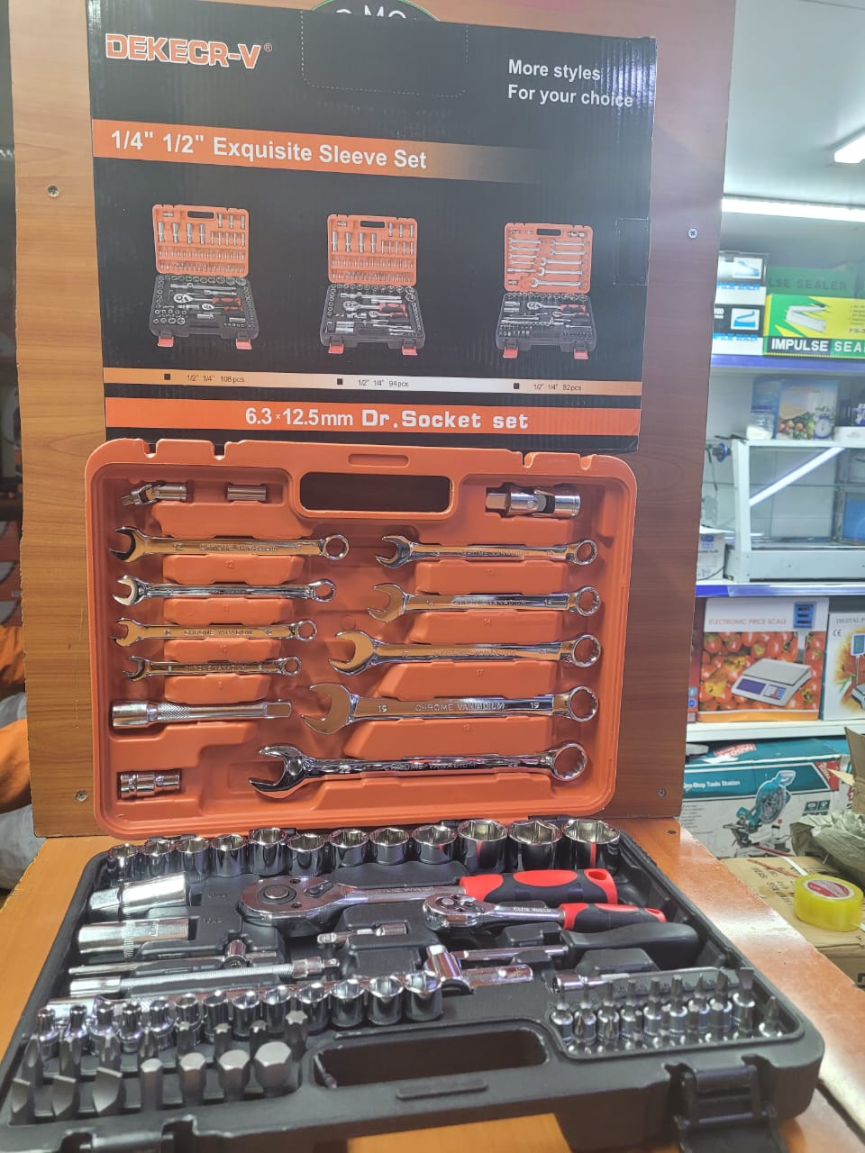 82pcs Toolbox/82pcs Socket Spanner Toolset