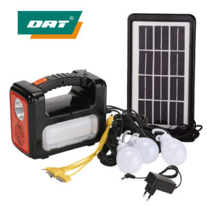AT-9011B DAT solar lighting system kits with MP3 and radio DC solar lighting kits with USB mobile phone function