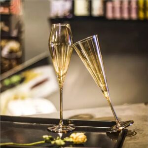 Champagne wine glasses