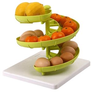 Spiral fruit/egg organizer
