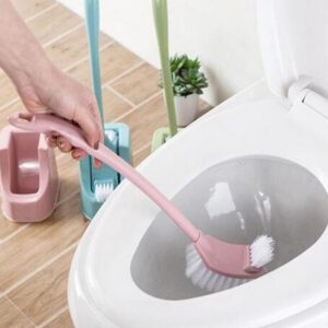 2sided toilet brush+holder
