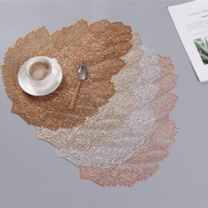 Leaves woven tablemats