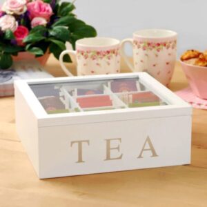 Bamboo Tea Bag Organizer