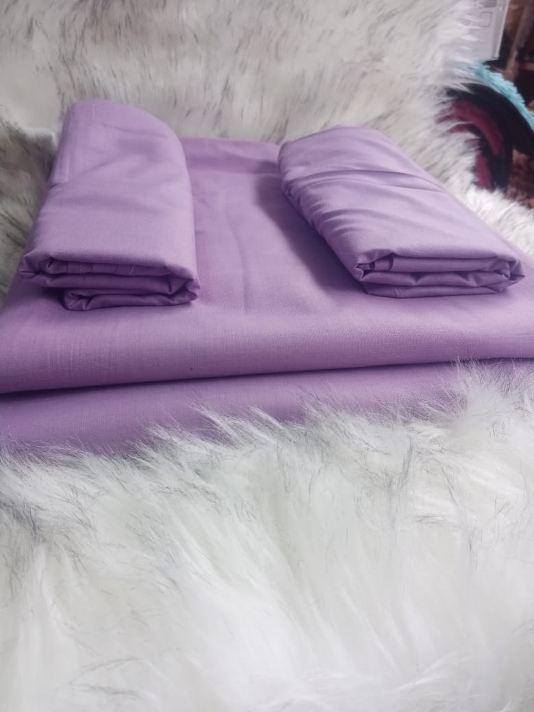 Plain cotton bedsheet - Image 9