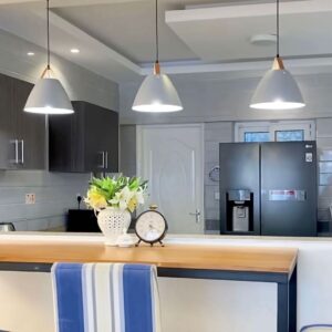 Nordic, modern, metal pendant light fixture