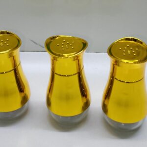 gold coated salt shakers