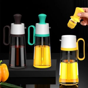 Oil Dispenser with BBQ Brush Oil