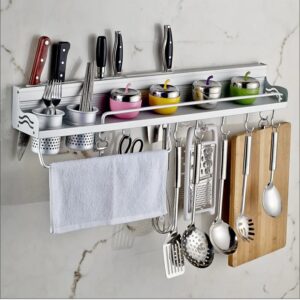 Aluminium kitchen storage rack 