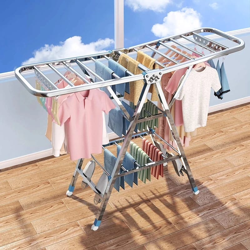 Movable Foldable/Portable LAUNDRY DRYING RACK* - Image 3