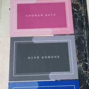 Anti slip bathroom mat