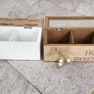 wooden teabag / coffee organizer