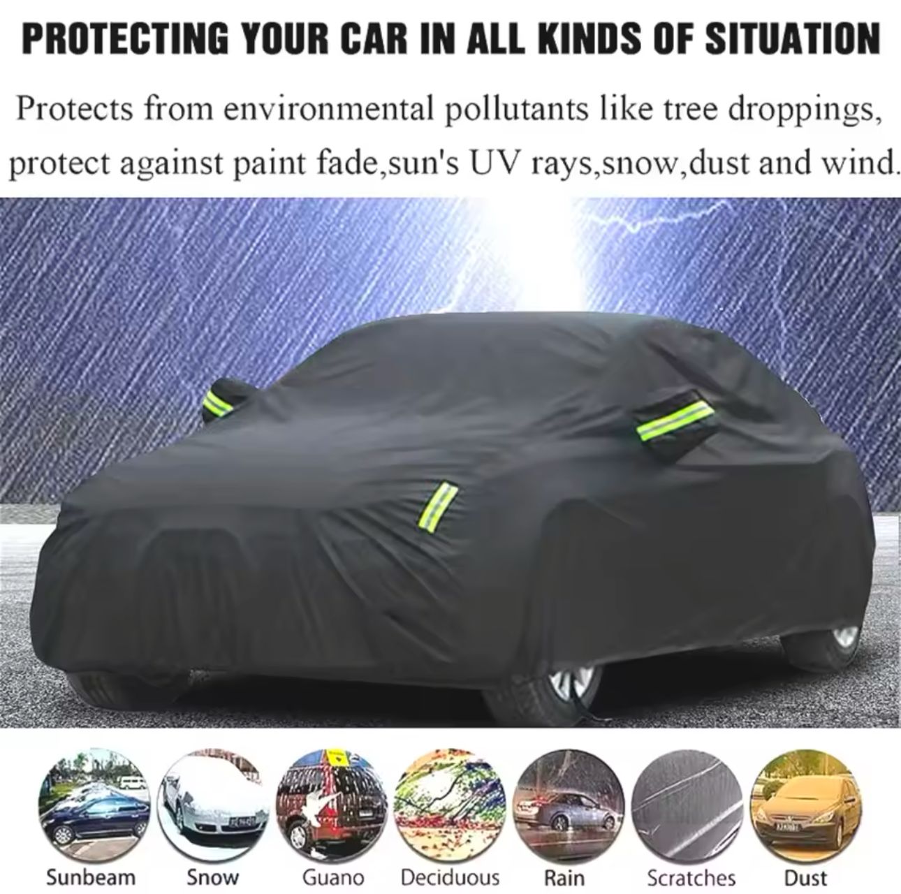 Black Car Cover - Image 8