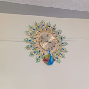 Peacock wall 🦚 clock