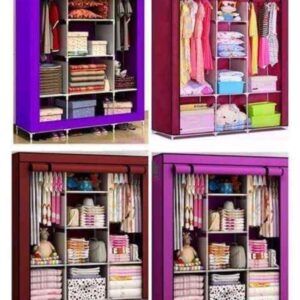 Wooden portable wardrobe