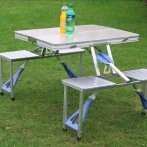 Portable picnic table set