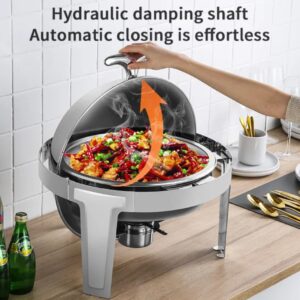 Round heavy chaffing dishes