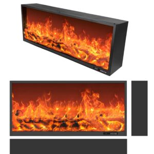 LED Modern Electric Simulated Fireplaces Flame Lamp