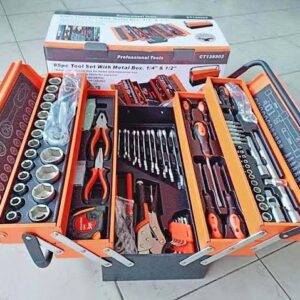 Hot carbon steel magnet 85pcs Mechanic tools Home Box Hand tool Cabinet Car Repair Tool Set